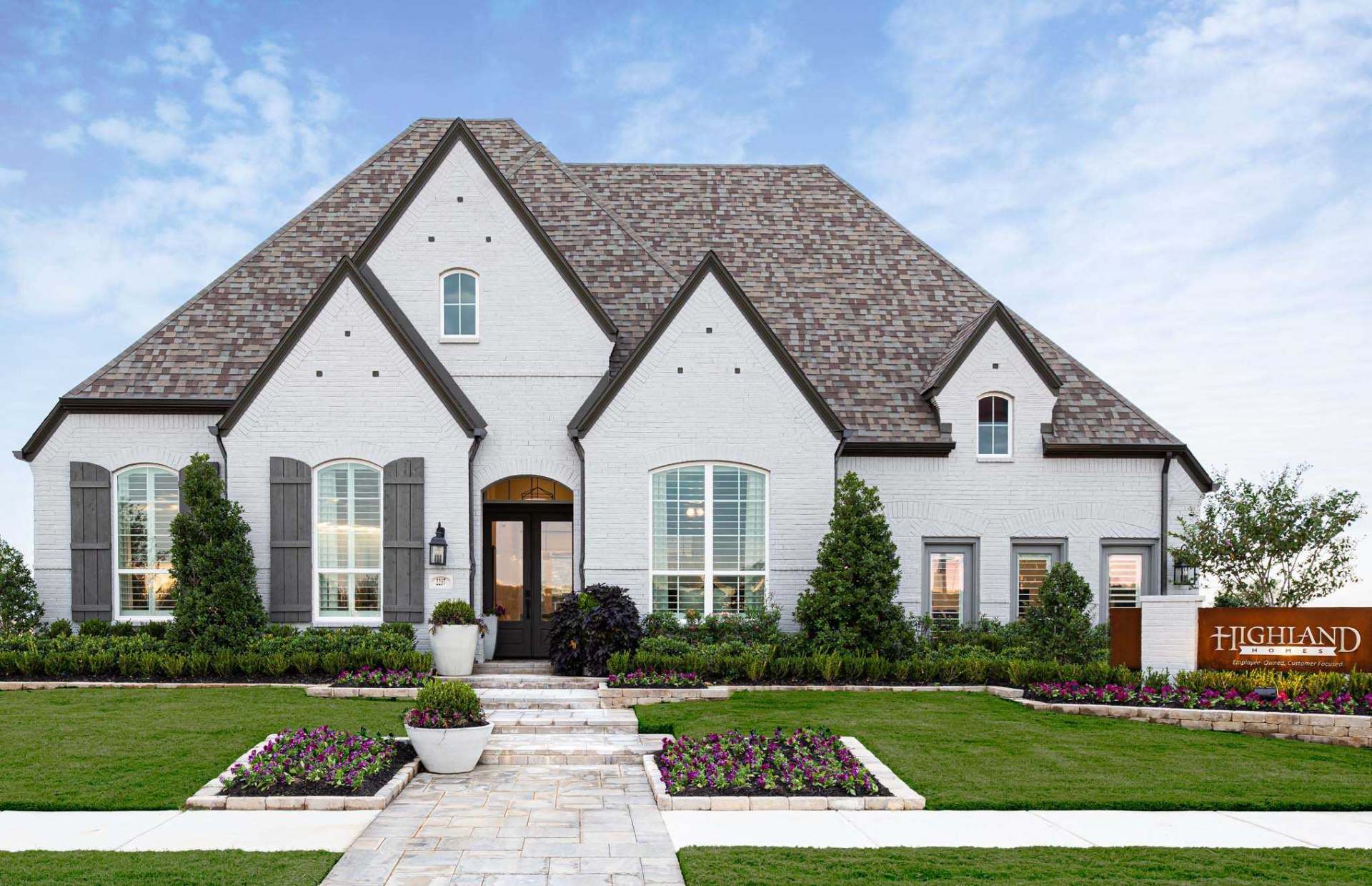 Highland Homes new construction model home in Prosper, Texas