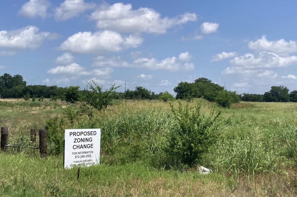 Prosper Oaks development site off Parvin Road in Prosper, TX